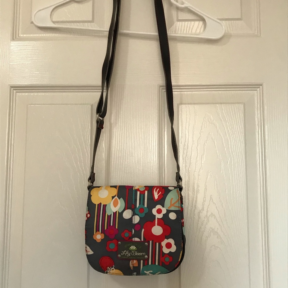 Lily Bloom side bag with floral print